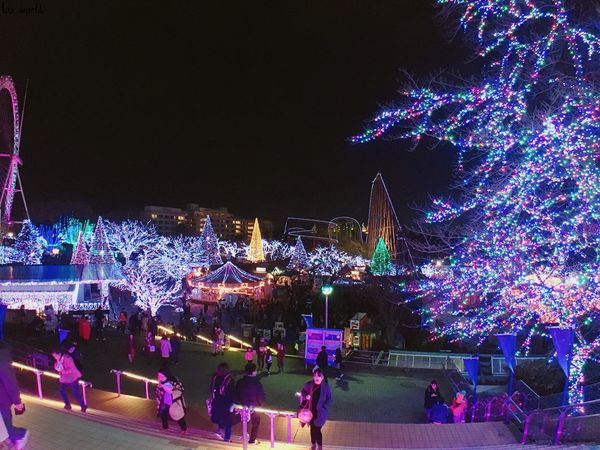 【日本】讀賣樂園+景點好去處，讀賣樂園燈光氣氛超適合跨年或是聖誕節慶去的唷！