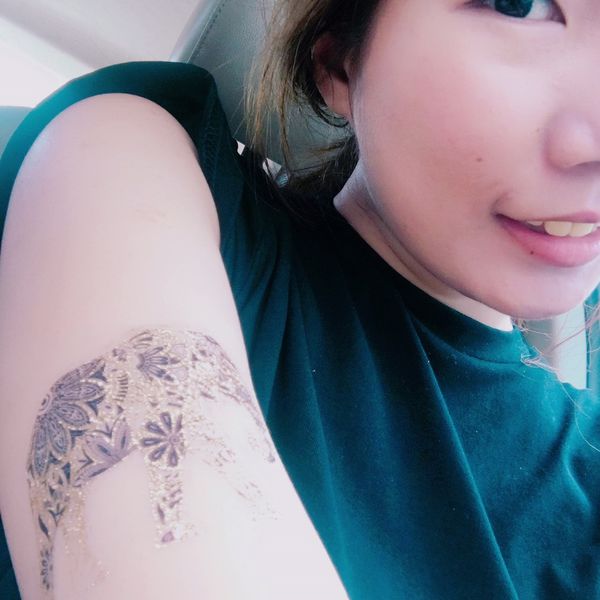 【Bling tattoo】想刺青要考慮的太多，不然就來個紋身貼紙吧！圖樣細膩，花紋多變，全家都可貼，好玩又有趣！