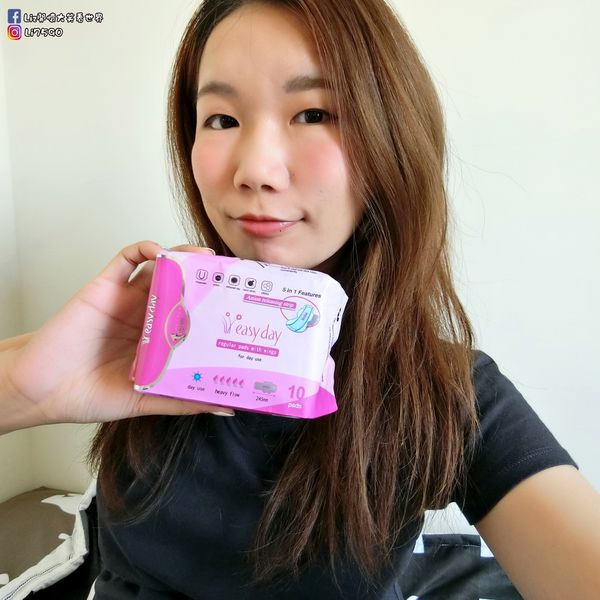 【生理用品】超吸血衛生棉! easyday衛生棉來自加拿大品牌，讓你妹妹乾爽一整天!