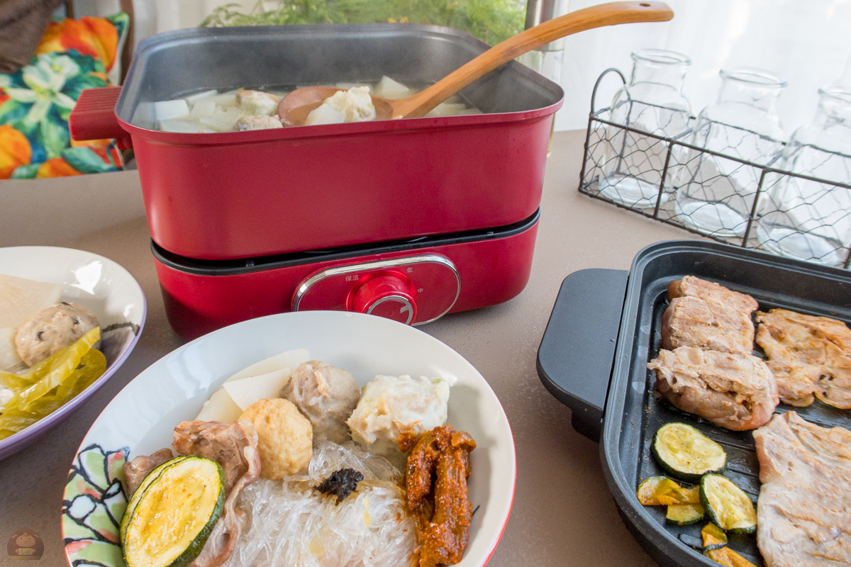 料理鍋-煮湯、炒菜、煎肉都OK，還可以有保溫功能朋友家人吃鍋超方便！KINYO 多功能料理鍋