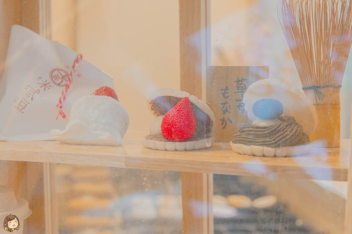 草莓季開跑囉，草莓大福、草莓最中、草莓飲料、草莓霜淇淋季節限定新品發售，台中西區草悟廣場-米弎豆Misato 台中店
