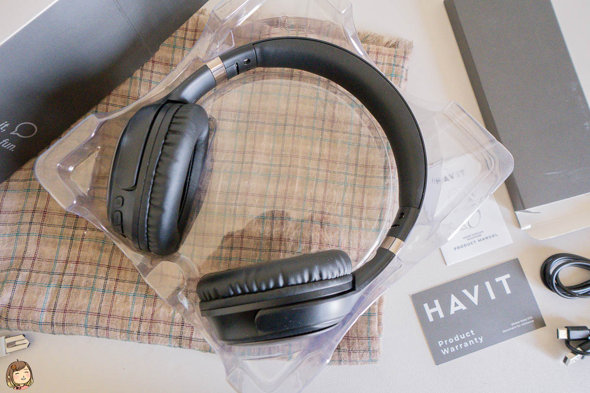 【HAVIT 海威特】環繞立體音高續航耳罩式藍牙耳機 H630BT擁有55小時強勁續航，一周免充電的柔軟降噪耳罩式耳機推薦。