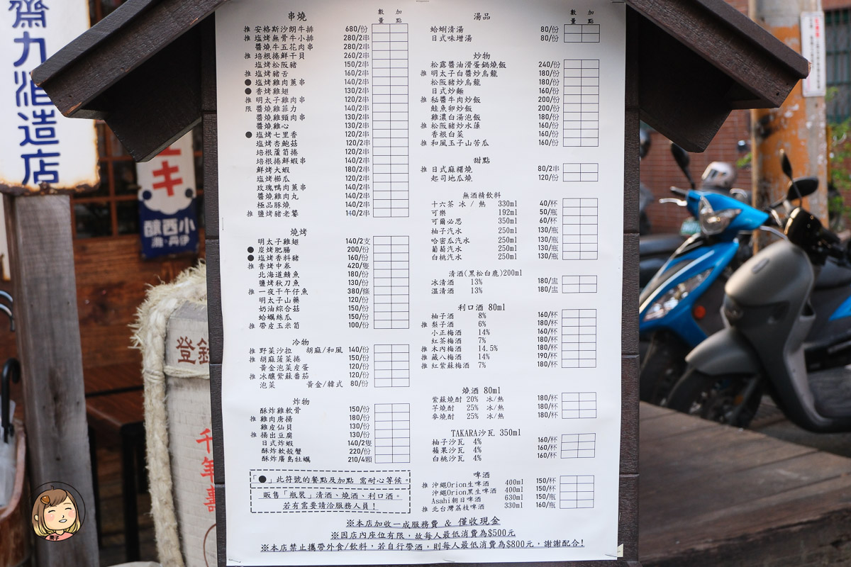 台中勤美居酒屋推薦｜吳留手串燒居酒屋・超人氣日系風格、串燒下酒超過癮！