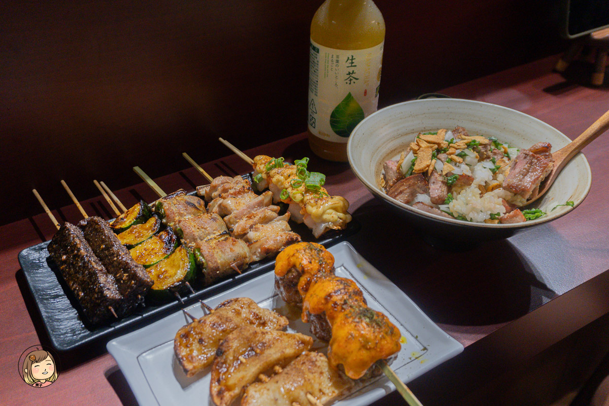 屏東潮州宵夜推薦｜岸英燒烤｜平價日式串燒屋台風！超驚豔蔥鹽松阪豬丼＋特色串燒推薦